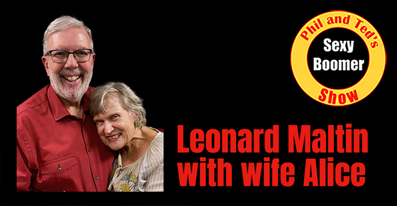 Leonard Maltin with wife Alice